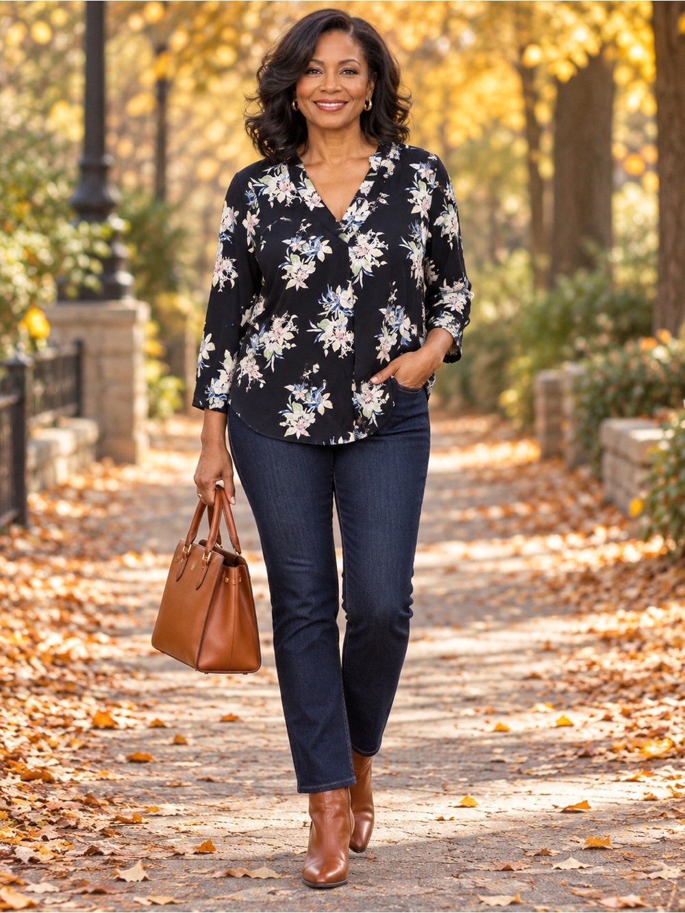 41 Hawthorn Floral Blouse